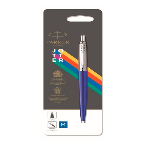 

Ручка шариков. Parker Jotter Color (2076052) голубой M синие блистер, Color