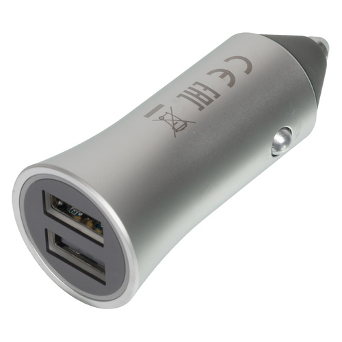 фото Автомобильное зарядное устройство xiaomi mi car charger pro, 2.4a, серый