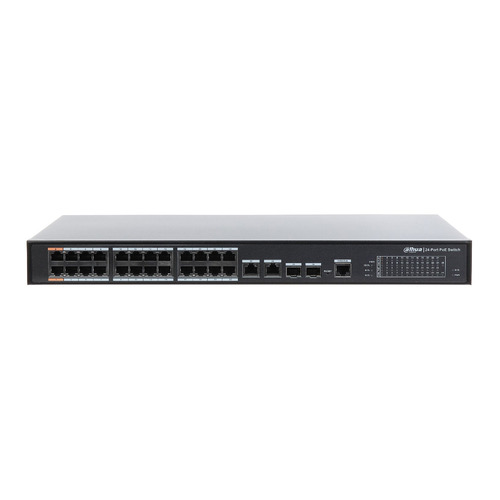 

Коммутатор Dahua DH-PFS4226-24ET-360 24x100Mb 2G 22PoE+ 360W управляемый, DH-PFS4226-24ET-360