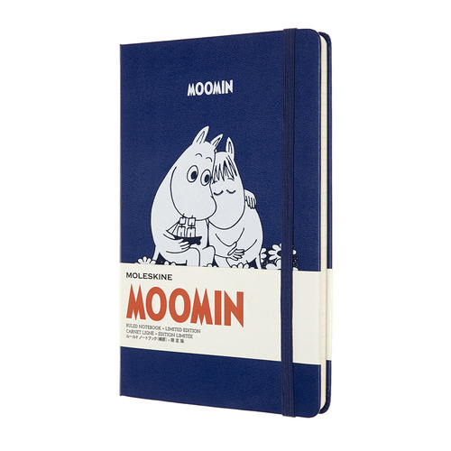 

Блокнот Moleskine LE MOOMIN 130х210мм 192стр. линейка твердая обложка синий