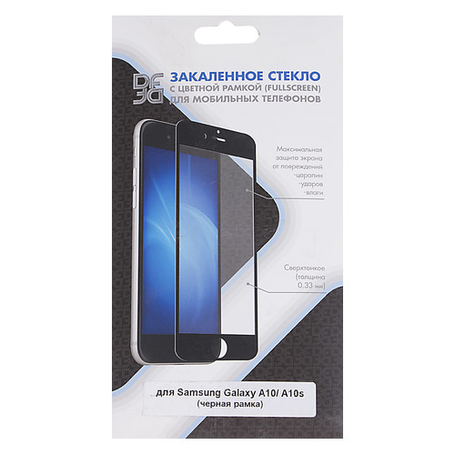

Защитное стекло для экрана DF sColor-70 для Samsung Galaxy A10/A10s 1 шт, черный [df scolor-70 (black)], sColor-70