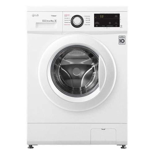 

Стиральная машина LG F2J3TS0W, фронтальная, Белый