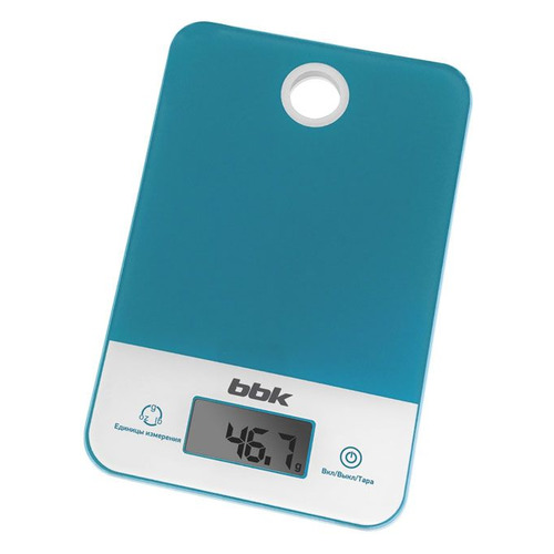

Весы кухонные BBK KS109G, бирюзовый/белый