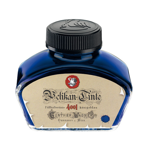 

Флакон с чернилами Pelikan INK 4001 Historic (PL340299) Royal Blue чернила синие чернила 62.5мл для, Historic