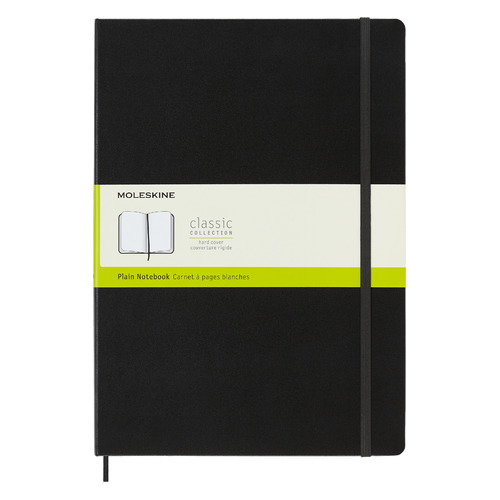 

Блокнот MOLESKINE Classic, A4, 192стр, без разлиновки, твердая обложка, черный [qp112]