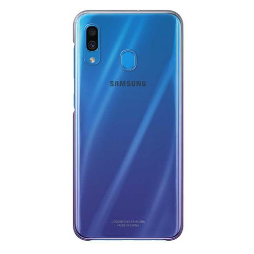 

Чехол (клип-кейс) SAMSUNG Gradation Cover, для Samsung Galaxy A30, фиолетовый [ef-aa305cvegru]