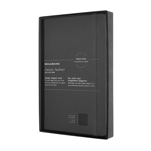 

Блокнот Moleskine Limited Edition, 176стр, в линейку, твердая обложка, черный [lclh31hbkbox], Leather