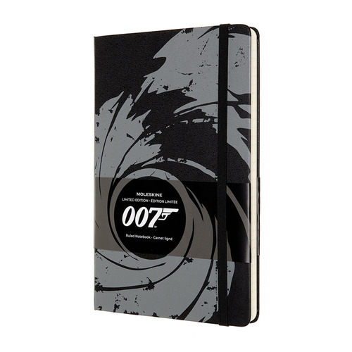 

Блокнот MOLESKINE Limited Edition, 240стр, в линейку, твердая обложка, черный [lejb02qp060a], James Bond