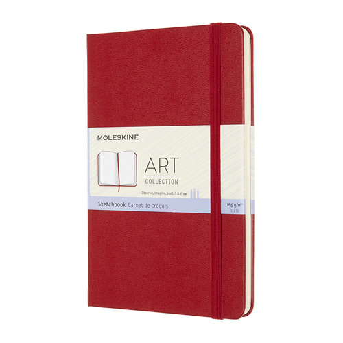 

Упаковка блокнотов MOLESKINE Art Sketchbook, 88стр, без разлиновки, твердая обложка, красный [artqp054f2]