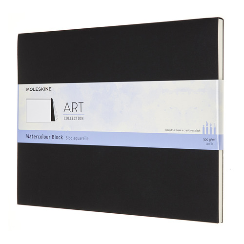 

Блокнот Moleskine ART WATERCOLOR XLarge 190х250мм 20стр. нелинованный мягкая обложка черный 12 шт./кор.