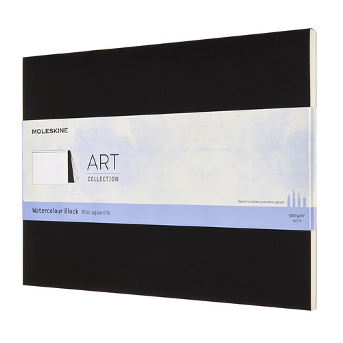 

Упаковка блокнотов MOLESKINE Art Watercolor, 20стр, без разлиновки, мягкая обложка, черный [artwbl10]