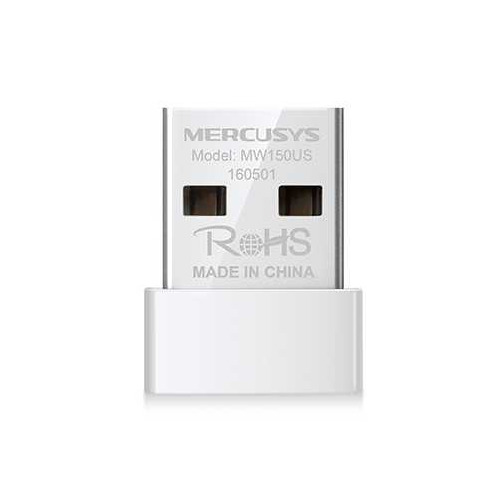 

Сетевой адаптер WiFi MERCUSYS MW150US USB 2.0, Белый, MW150US