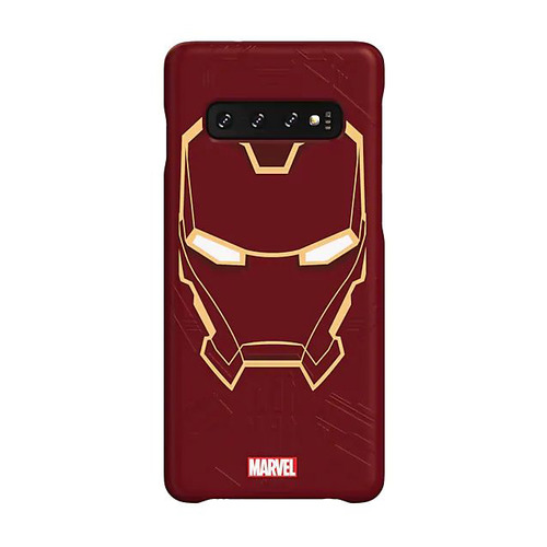 

Чехол (клип-кейс) SAMSUNG Marvel Case IronMan, для Samsung Galaxy S10, красный [gp-g973hifgkwb]