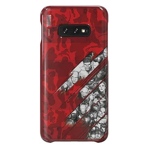 

Чехол (клип-кейс) SAMSUNG Marvel Case AvComics, для Samsung Galaxy S10e, красный [gp-g970hifghwi]