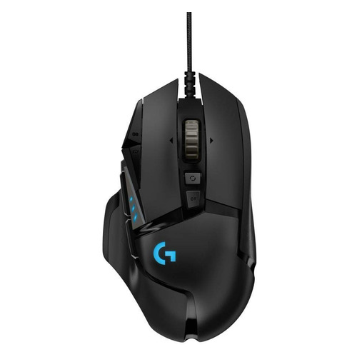 

Мышь Logitech G502 RGB Tunable HERO, игровая, оптическая, проводная, USB, черный [910-005470], G502 RGB Tunable HERO