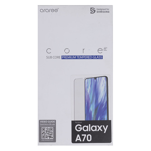 

Защитное стекло для экрана Samsung araree by KDLAB для Samsung Galaxy A70 прозрачная, 1 шт [gp-tta705kdatr], araree by KDLAB