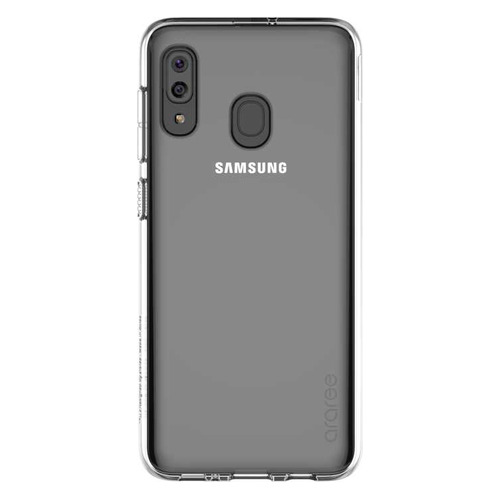 

Чехол (клип-кейс) SAMSUNG araree A cover, для Samsung Galaxy A20, прозрачный [gp-fpa205kdatr]