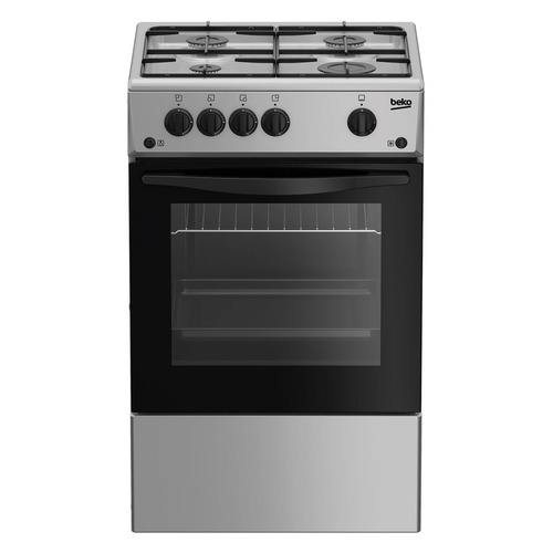 фото Газовая плита beko ffsg42012s, газовая духовка, серебристый