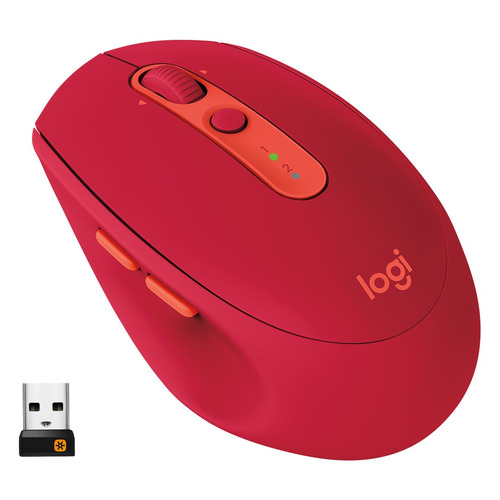 

Мышь Logitech M590, оптическая, беспроводная, USB, красный [910-005199], M590