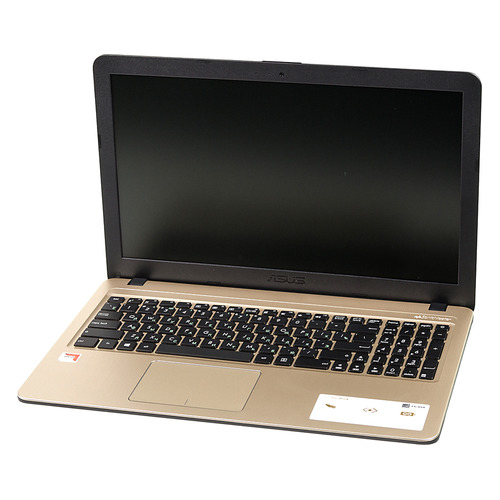

Ноутбук ASUS VivoBook X540BA-GQ386T, 15.6", AMD A4 9125 2.3ГГц, 4Гб, 500Гб, AMD Radeon R3, Windows 10, 90NB0IY1-M05310, черный