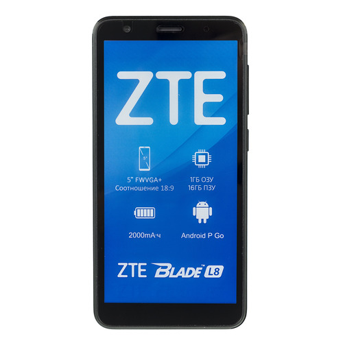 фото Смартфон zte blade l8 16gb, черный