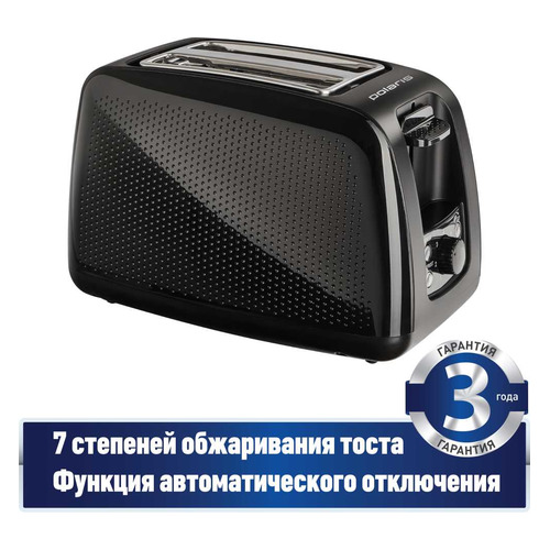 фото Тостер polaris pet 0914 golf, черный