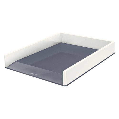 

Лоток горизонтальный ESSELTE Leitz WOW 267x49x336, полистирол, белый / серый [53611001]