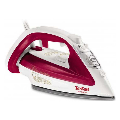 фото Утюг tefal fv4912e0, 2400вт, белый/ красный [1830007022]