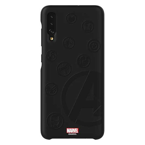 

Чехол (клип-кейс) SAMSUNG Marvel Case Avengers4, для Samsung Galaxy A70, черный [gp-fga705hiajw]