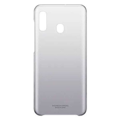 

Чехол (клип-кейс) SAMSUNG Gradation Cover, для Samsung Galaxy A20, черный [ef-aa205cbegru]
