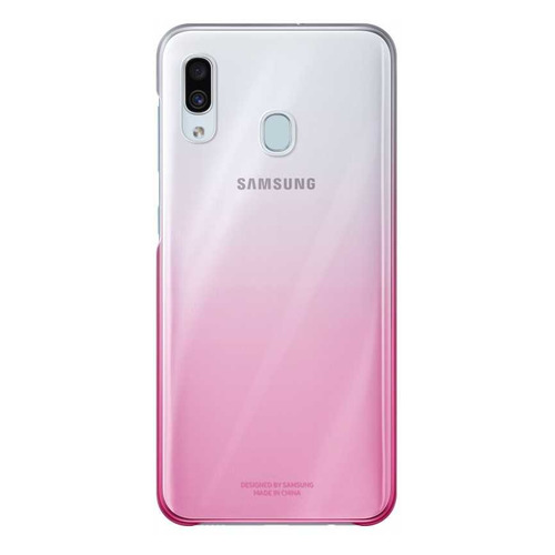 

Чехол (клип-кейс) SAMSUNG Gradation Cover, для Samsung Galaxy A30, розовый [ef-aa305cpegru]