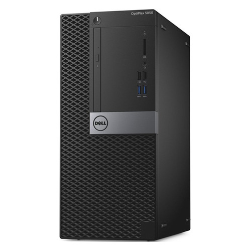 

Компьютер DELL Optiplex 5050, Intel Core i5 6400, DDR4 4Гб, 500Гб, Intel HD Graphics 530, DVD-RW, Windows 10 Professional, черный и серебристый [5050-1109]