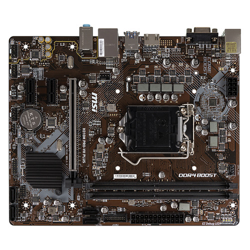 

Материнская плата MSI H310M PRO-VH PLUS, LGA 1151v2, Intel H310, mATX, Ret