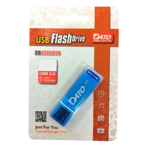 

Флешка USB DATO DB8002U3 128ГБ, USB3.0, синий [db8002u3b-128g], DB8002U3