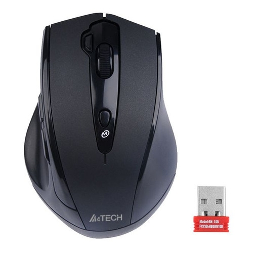 

Мышь A4TECH V-Track G10-810FS, оптическая, беспроводная, USB, черный, G10-810FS