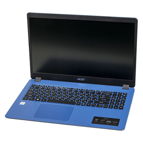 

Ноутбук ACER Aspire 3 A315-54K-36LE, 15.6", Intel Core i3 7020U 2.3ГГц, 4Гб, 256Гб SSD, Intel HD Graphics 620, Linux, NX.HFYER.002, синий