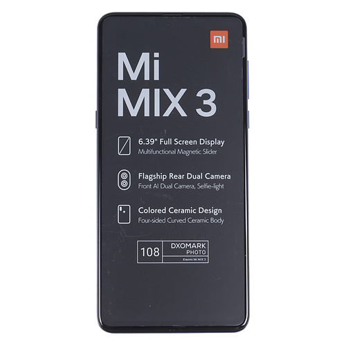 

Смартфон XIAOMI Mi Mix 3 6/128Gb, синий сапфир