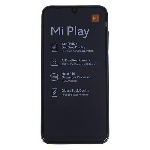 

Смартфон XIAOMI Mi Play 4/64Gb, синий