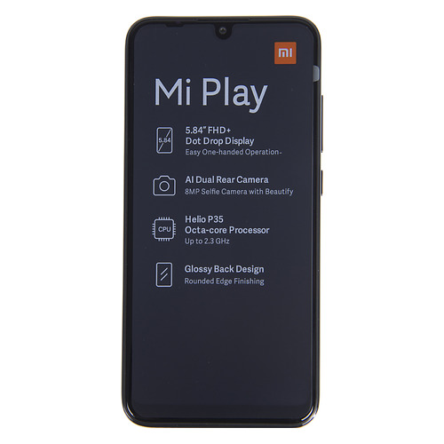 

Смартфон XIAOMI Mi Play 4/64Gb, черный