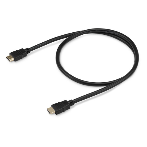 фото Кабель аудио-видео buro hdmi 2.0, hdmi (m) - hdmi (m) , ver 2.0, 1м, gold черный [bhp hdmi 2.0-1]