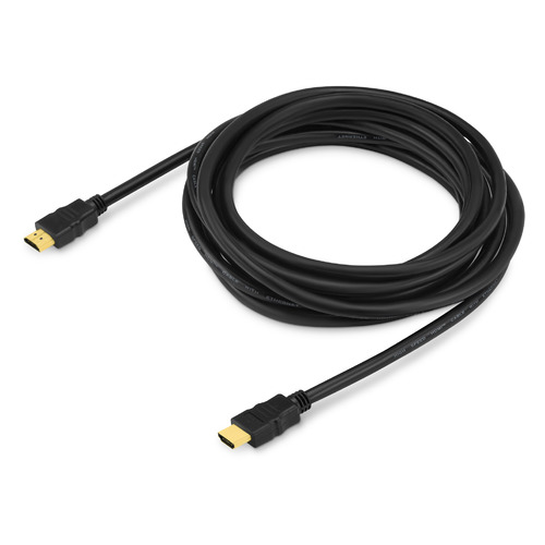 фото Кабель аудио-видео buro hdmi 2.0, hdmi (m) - hdmi (m) , ver 2.0, 5м, gold черный [bhp hdmi 2.0-5]