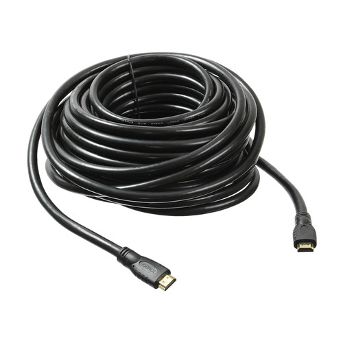 фото Кабель аудио-видео buro hdmi 2.0, hdmi (m) - hdmi (m) , ver 2.0, 15м, gold черный [bhp hdmi 2.0-15]