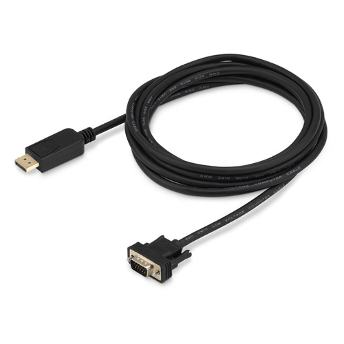 фото Кабель аудио-видео buro 1.1v, displayport (m) - vga (m) , 3м, gold черный [bhp dpp_vga-3]