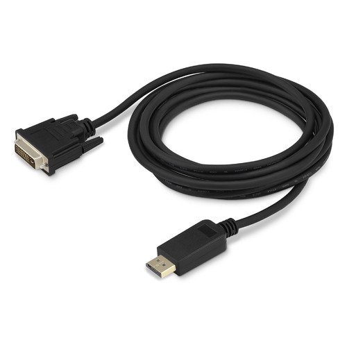 фото Кабель аудио-видео buro 1.1v, displayport (m) - dvi-d (dual link) (m) , 3м, gold черный [bhp dpp_dvi-3]