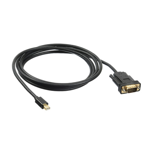 фото Кабель аудио-видео buro 1.1v, minidisplayport (m) - vga (m) , 2м, gold черный [bhp mdpp-vga-2]