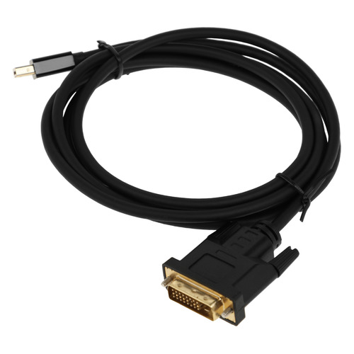 фото Кабель аудио-видео buro 1.1v, minidisplayport (m) - dvi-d (dual link) (m) , 2м, gold черный [bhp mdpp-dvi-2]