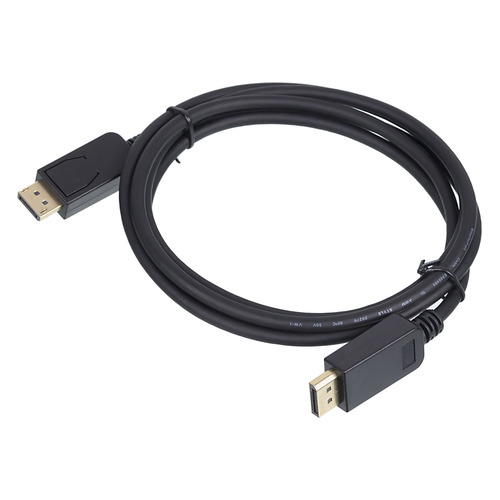 

Кабель Display Port 1.2v, DisplayPort (m) - DisplayPort (m), GOLD , 2м, черный, 1.2v