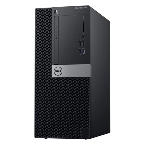 

Компьютер DELL Optiplex 7060, Intel Core i7 8700, DDR4 8Гб, 1000Гб, 16Гб Intel Optane, Intel UHD Graphics 630, DVD-RW, Windows 10 Professional, черный и серебристый [7060-1208]