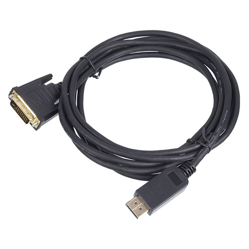 

Кабель Display Port DisplayPort (m) - DVI (m), GOLD , 3м, черный