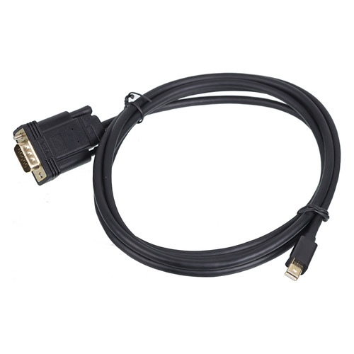 фото Кабель 1.1v, minidisplayport (m) - vga (m), gold , 2м, черный noname